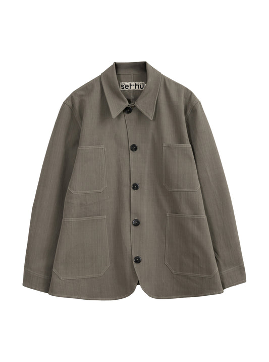Long Wharf Chore Coat - Olive