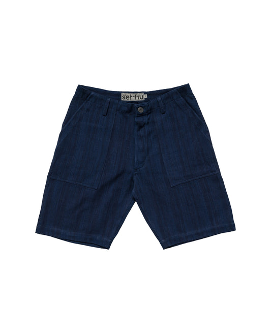 Long Wharf Fatigue Short - Indigo