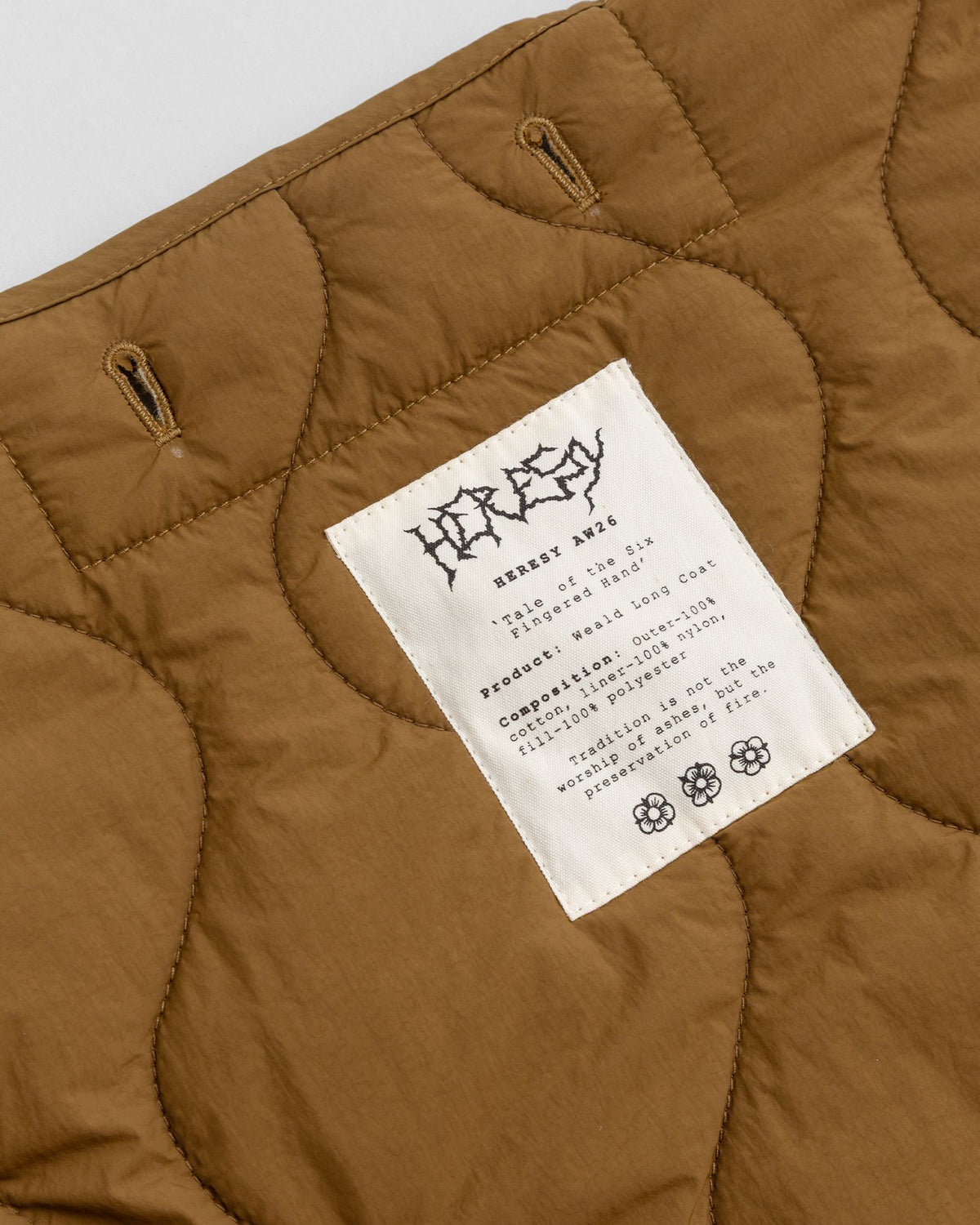 Weald Long Coat — Ash