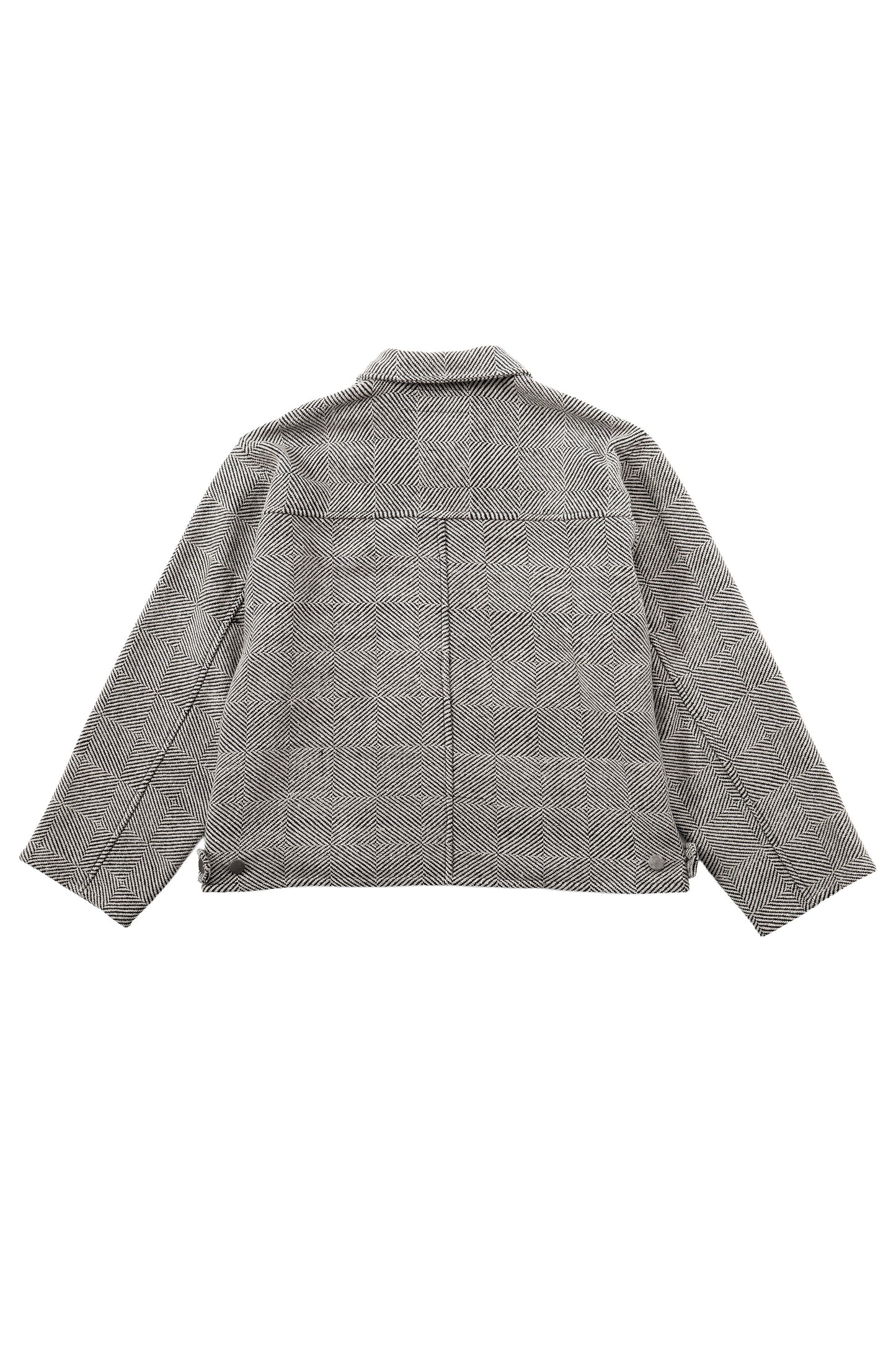 Black Diamond Trucker Jacket - Diamond Weave