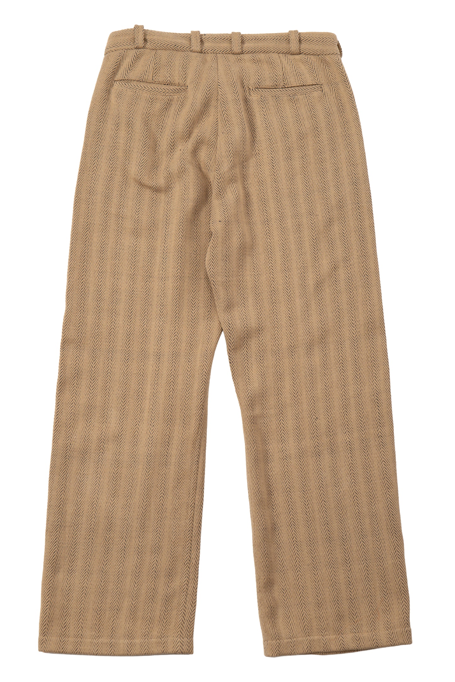 Wave Hill Pleated Trouser - Camel