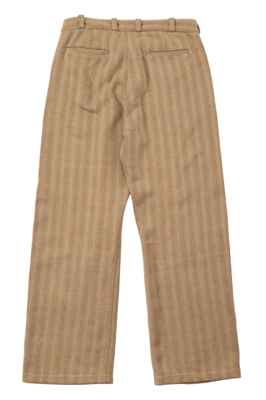 Wave Hill Pleated Trouser - Camel