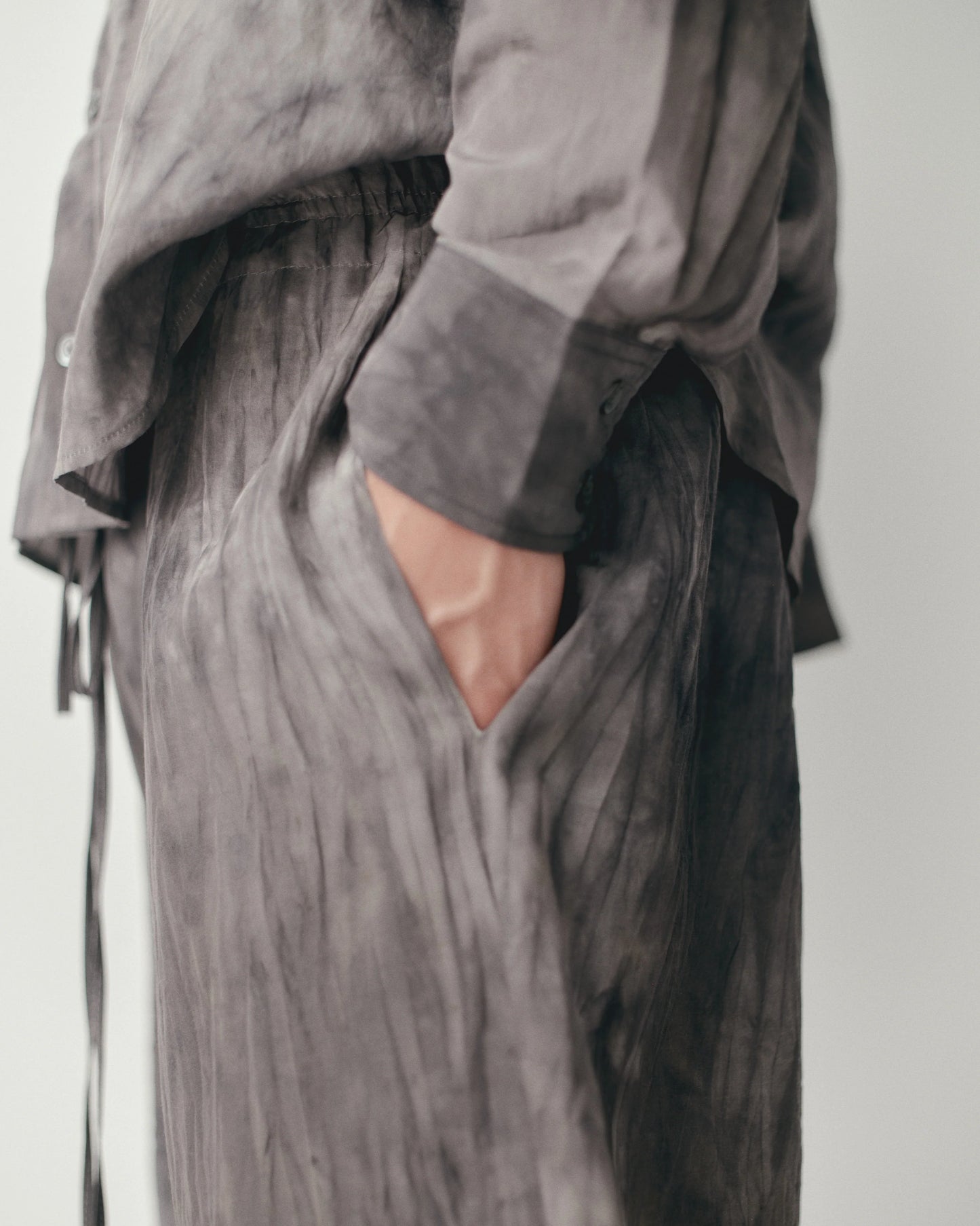 Silk Drawstring Shorts