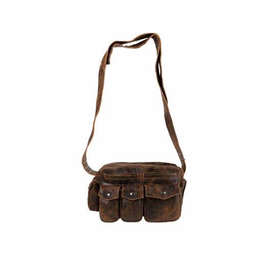 Cargo Aged Bag - Brown