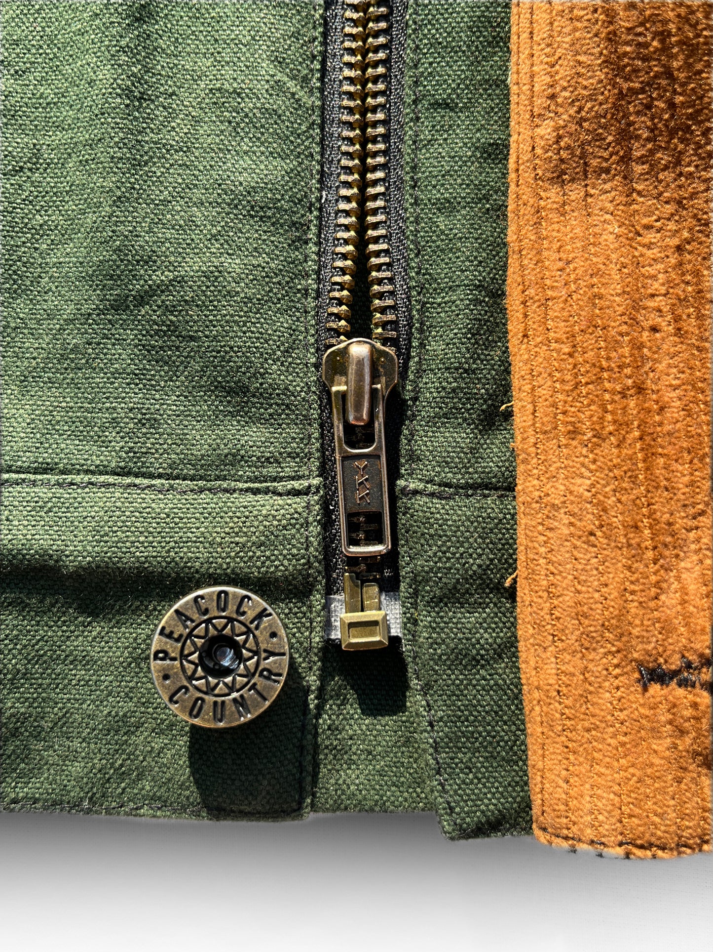 Olive Duck Cotton Casual Jacket