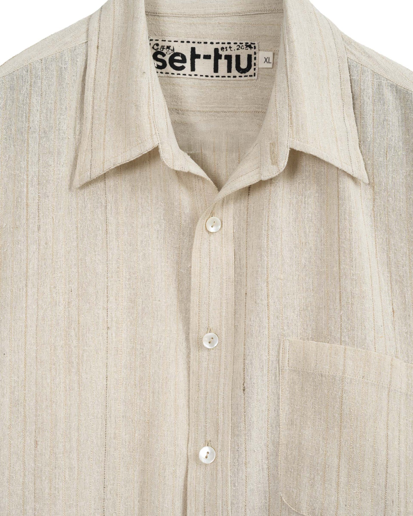 Ivy Oxford Shirt - White Gold