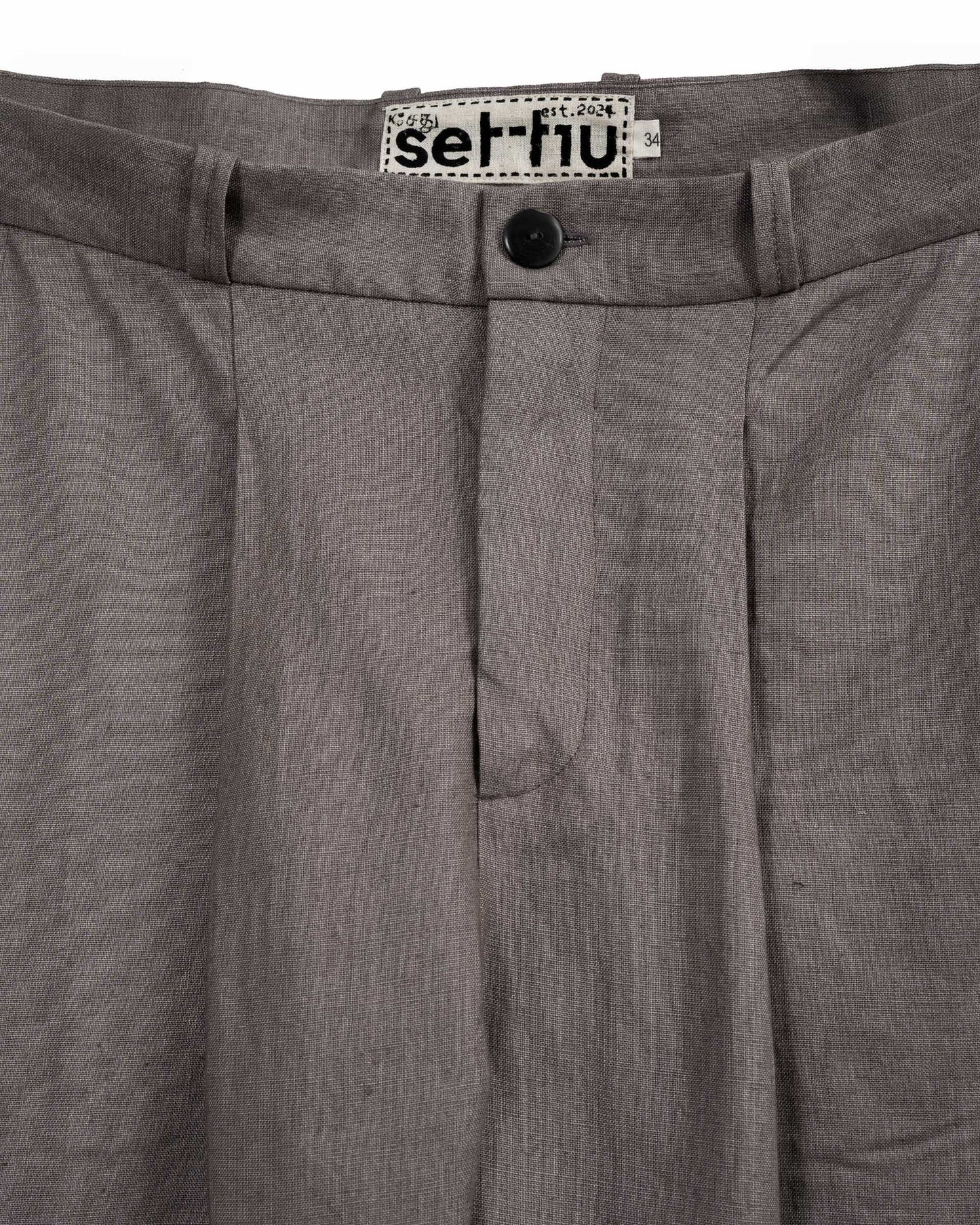 Dusk Pleated Trouser - Mauve