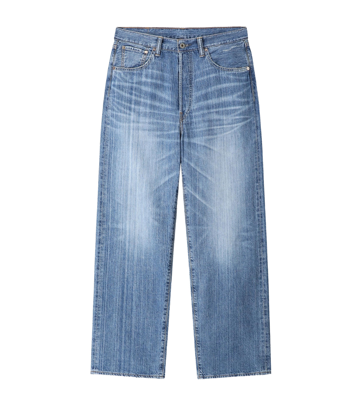 Kasezome Selvedge Denim Pants - Light Fade