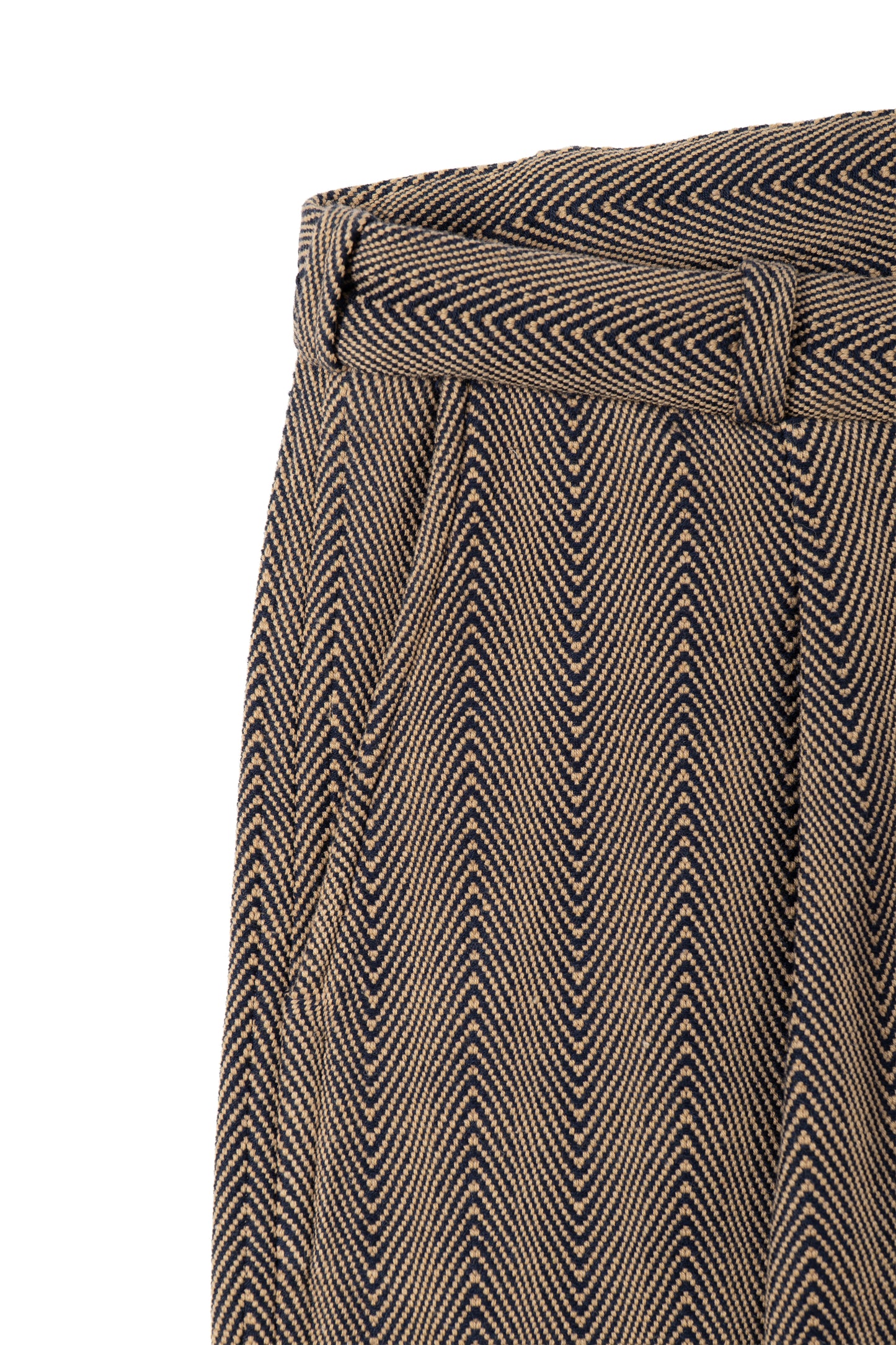 Wave Hill Pleated Trouser - Navy