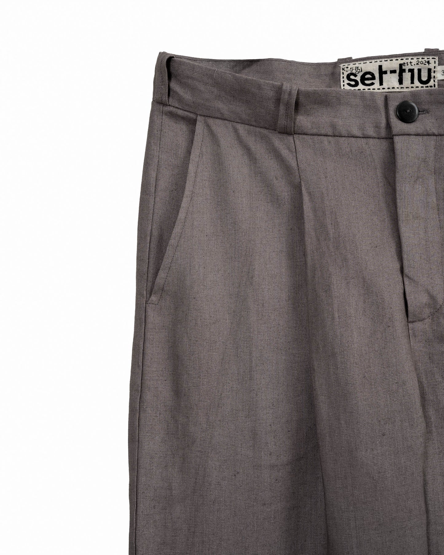 Dusk Pleated Trouser - Mauve
