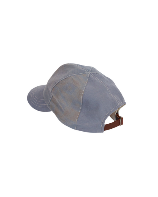 Object From Nothing Light Blue Warden  cap on a white background