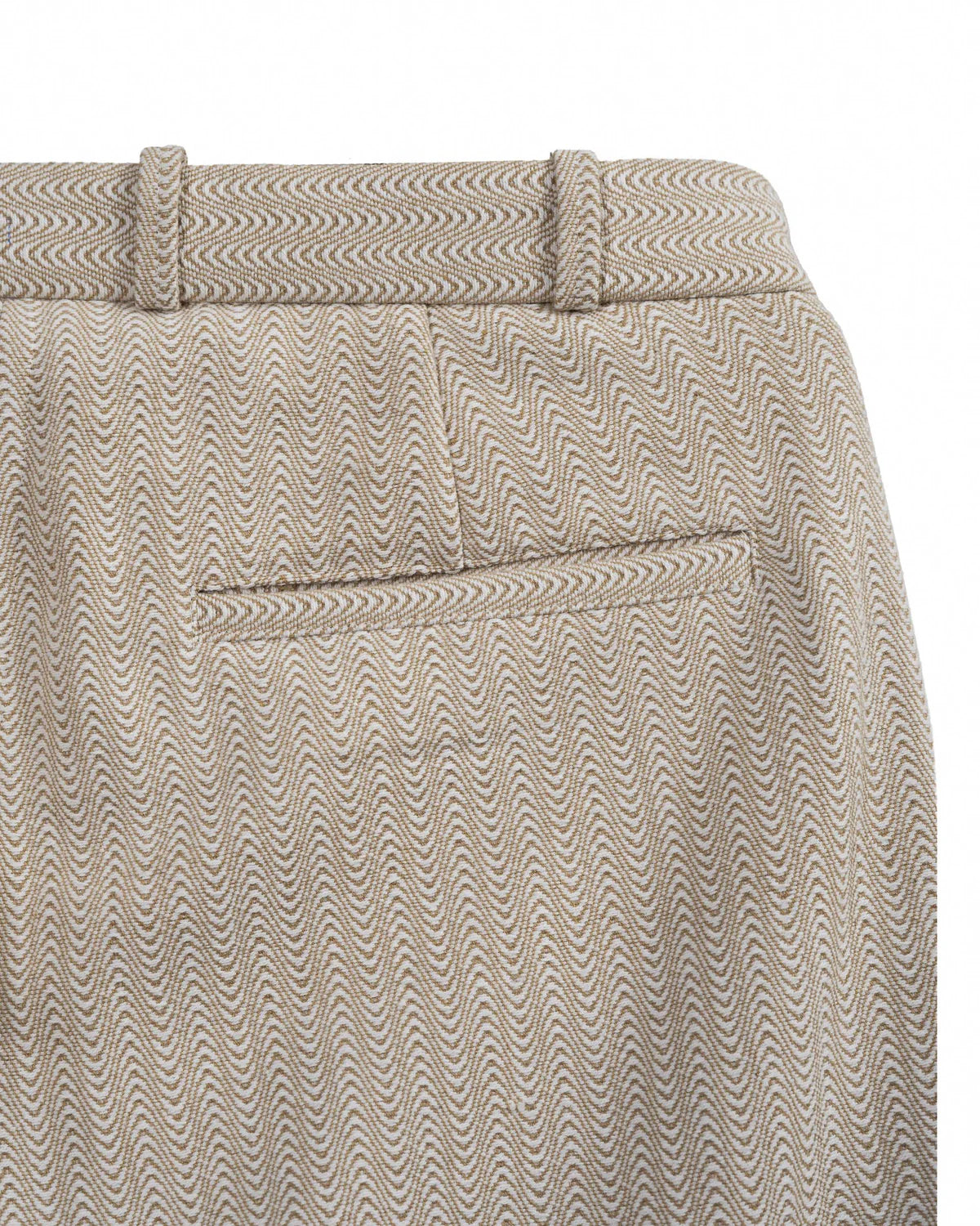 Wave Hill Pleated Trouser - Ivory