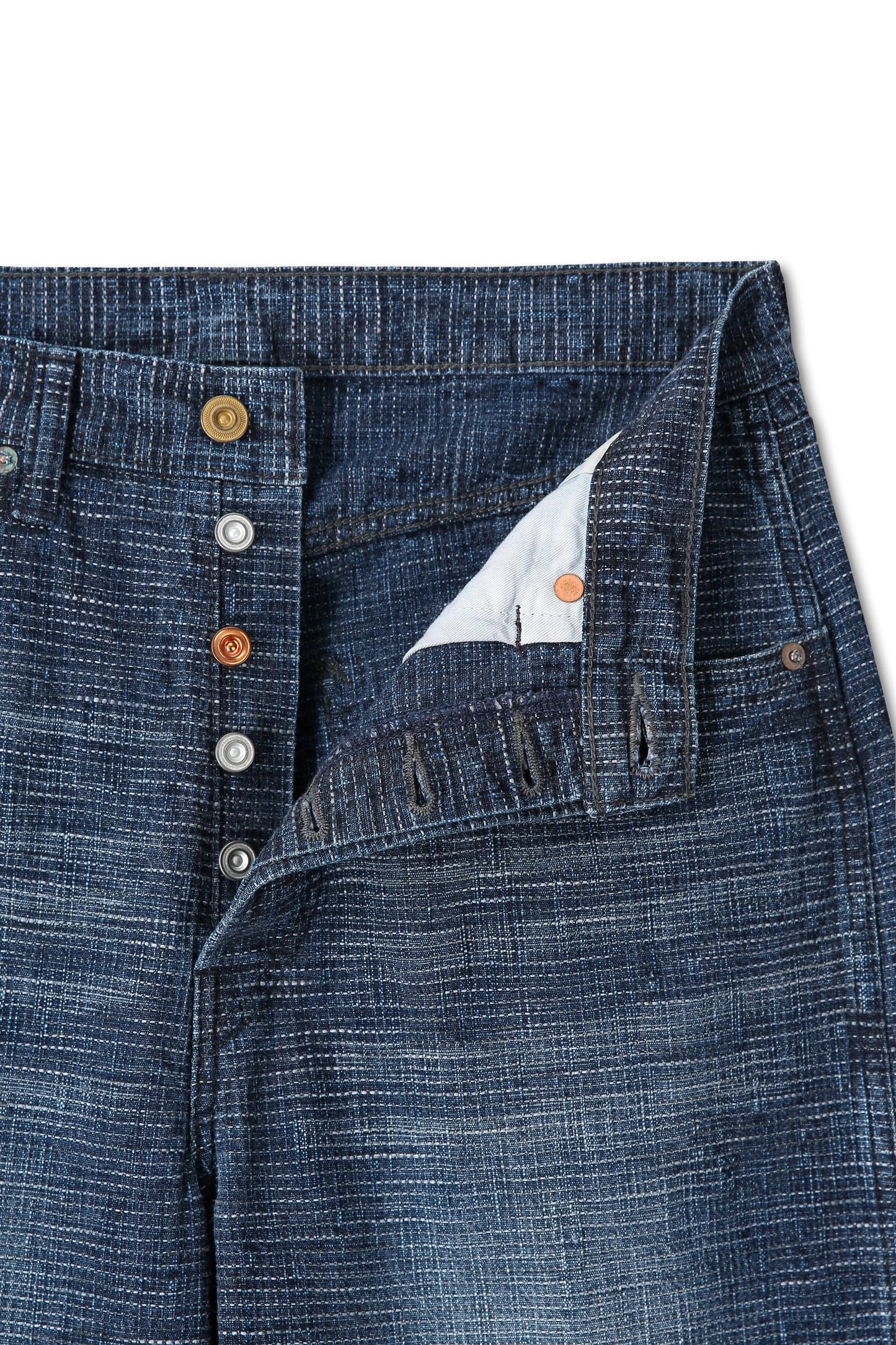 Shunko Kashiko Pants — Old Blue