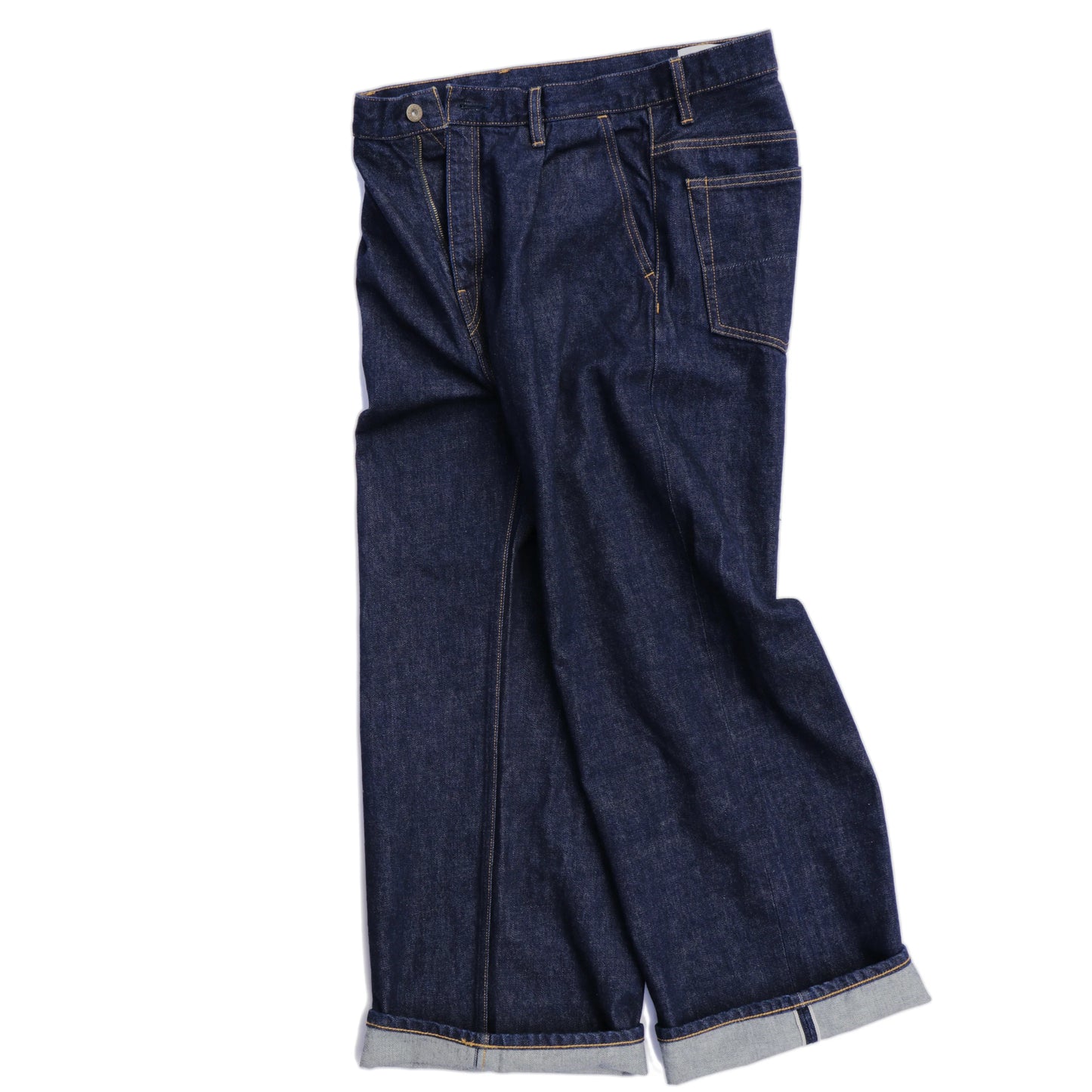 One Wash Selvedge Jeans - Indigo