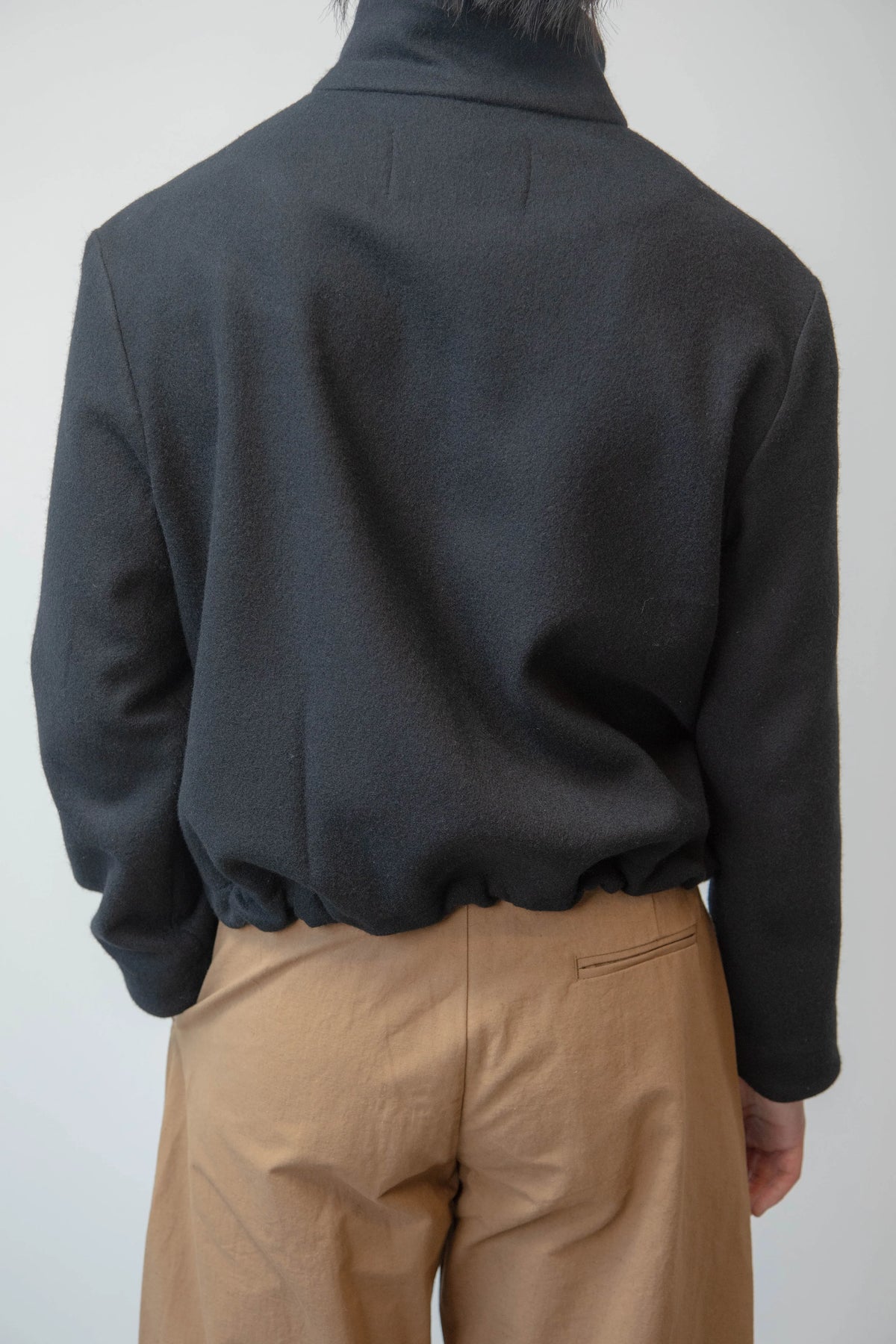 The Zip Up — Grey Wool