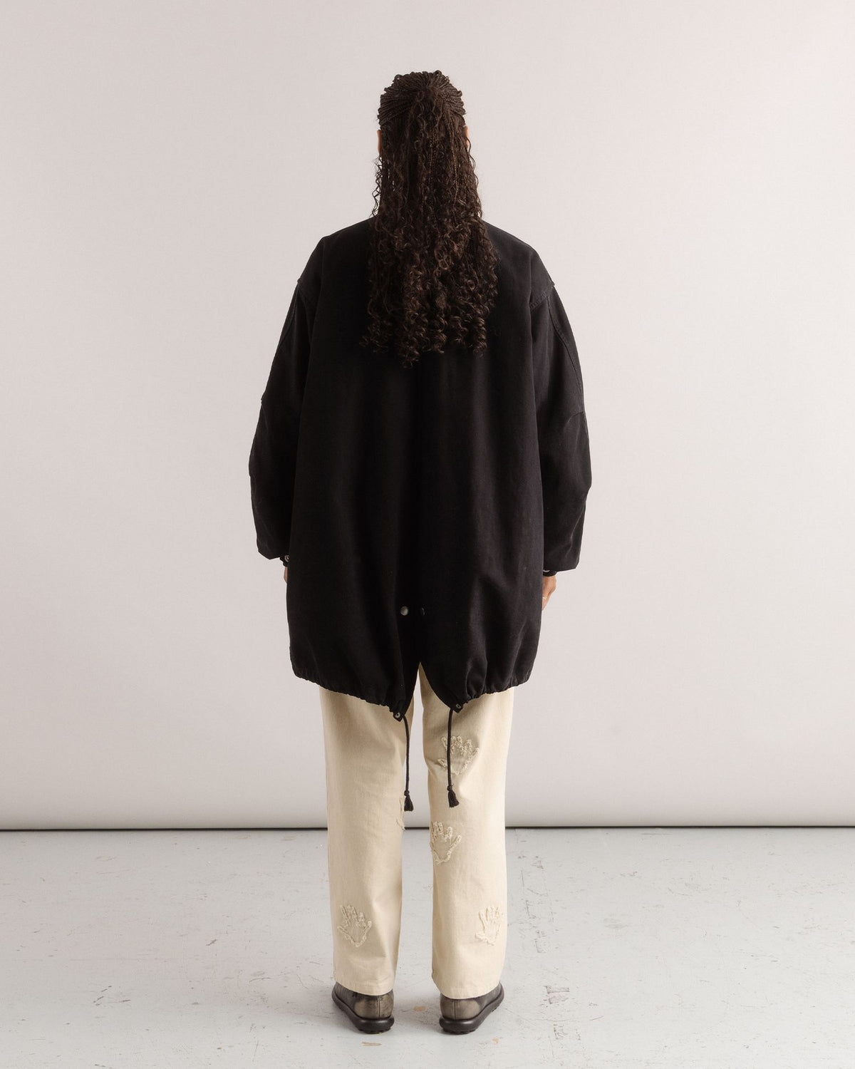 Weald Long Coat — Ash