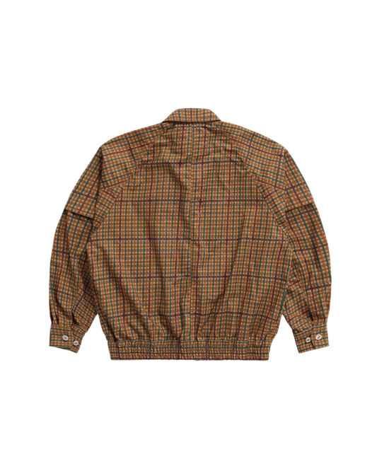 Back of Object from Nothing Plaid Wind Breaker on a white background