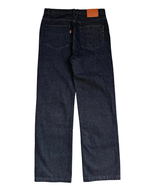 Back of Black Cornell Jeans on a white background
