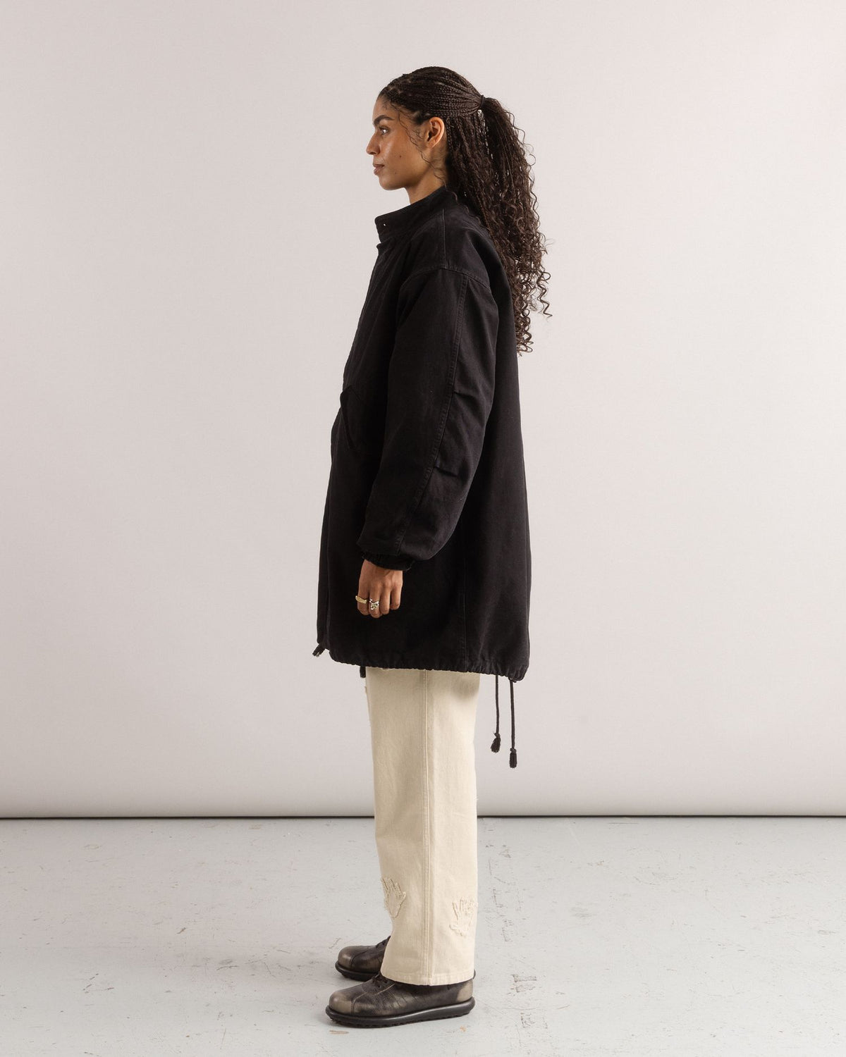 Weald Long Coat — Ash