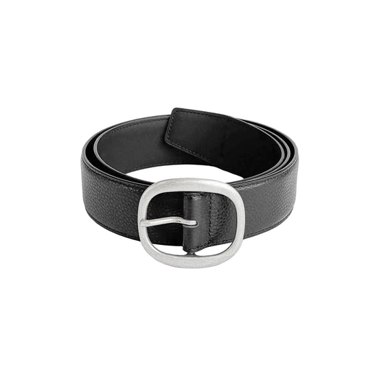 Ellipse Belt Black Leather