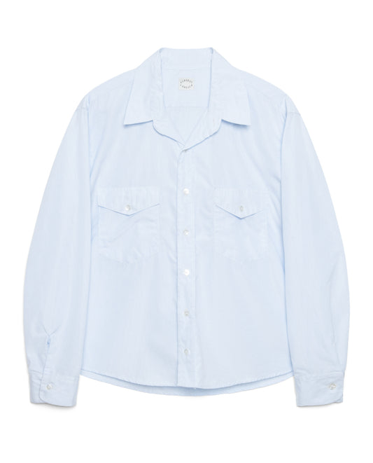 Engineer Shirt - Mini Blue Stripe