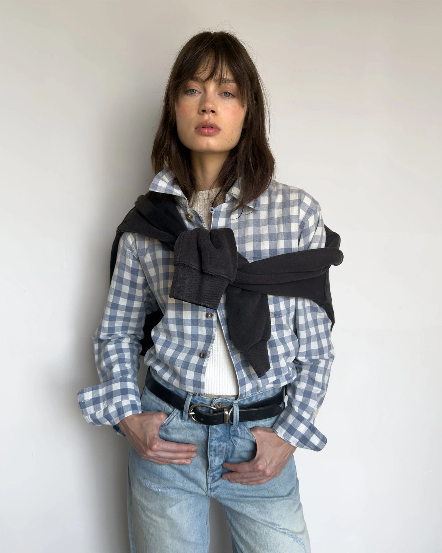 Wayne Shirt - Blue Gingham