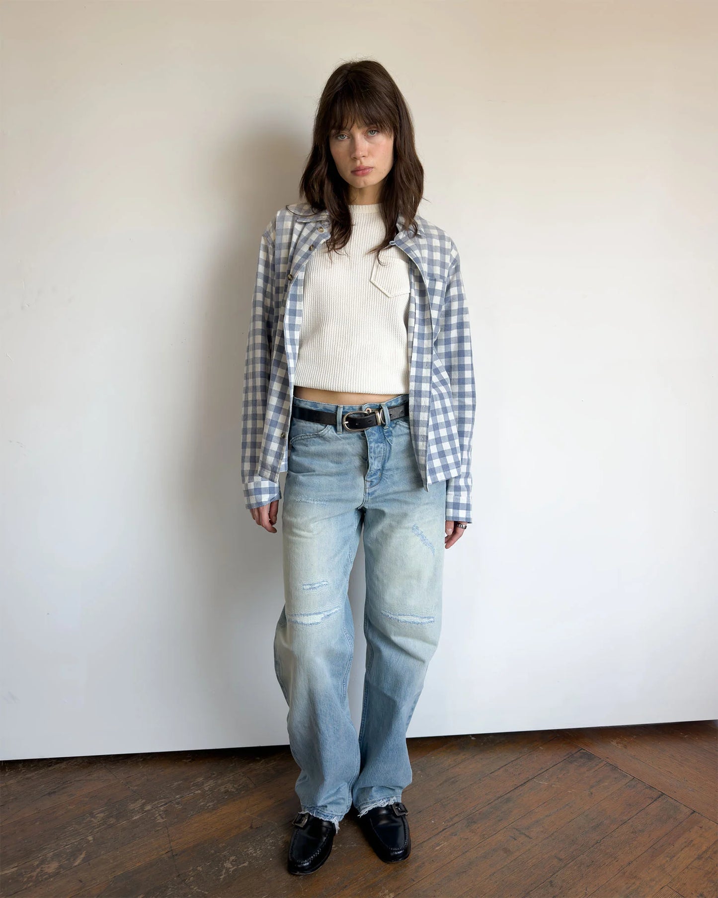 Wayne Shirt - Blue Gingham