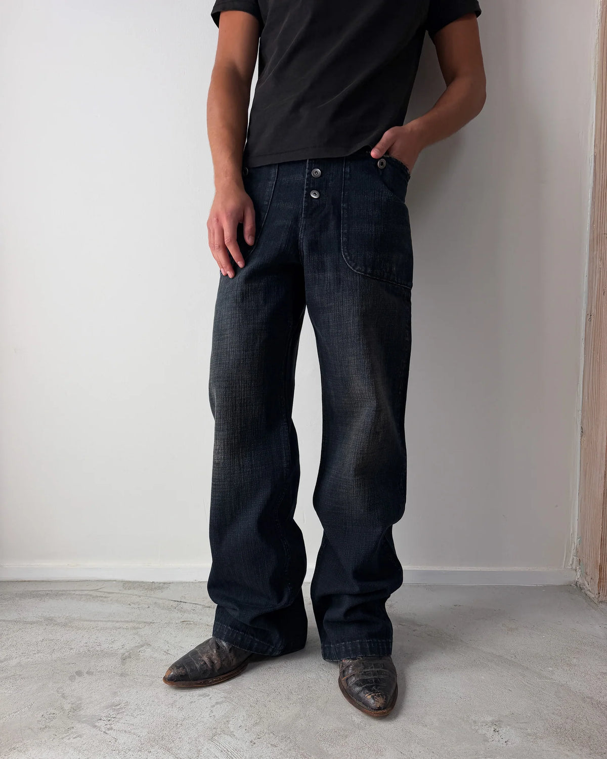 Rancher Pant — Overdye Black