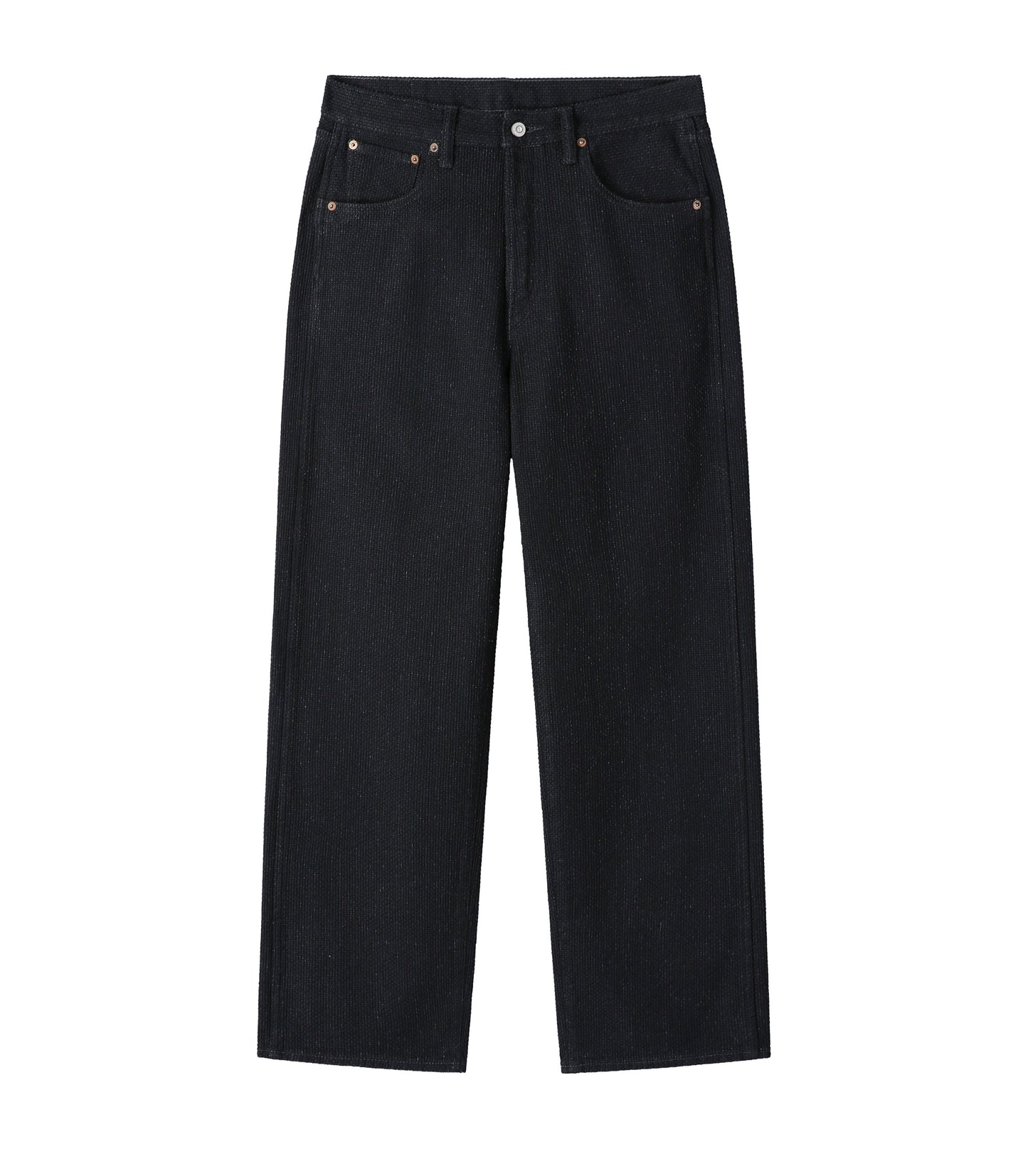 Sashiko Pants — Old Black
