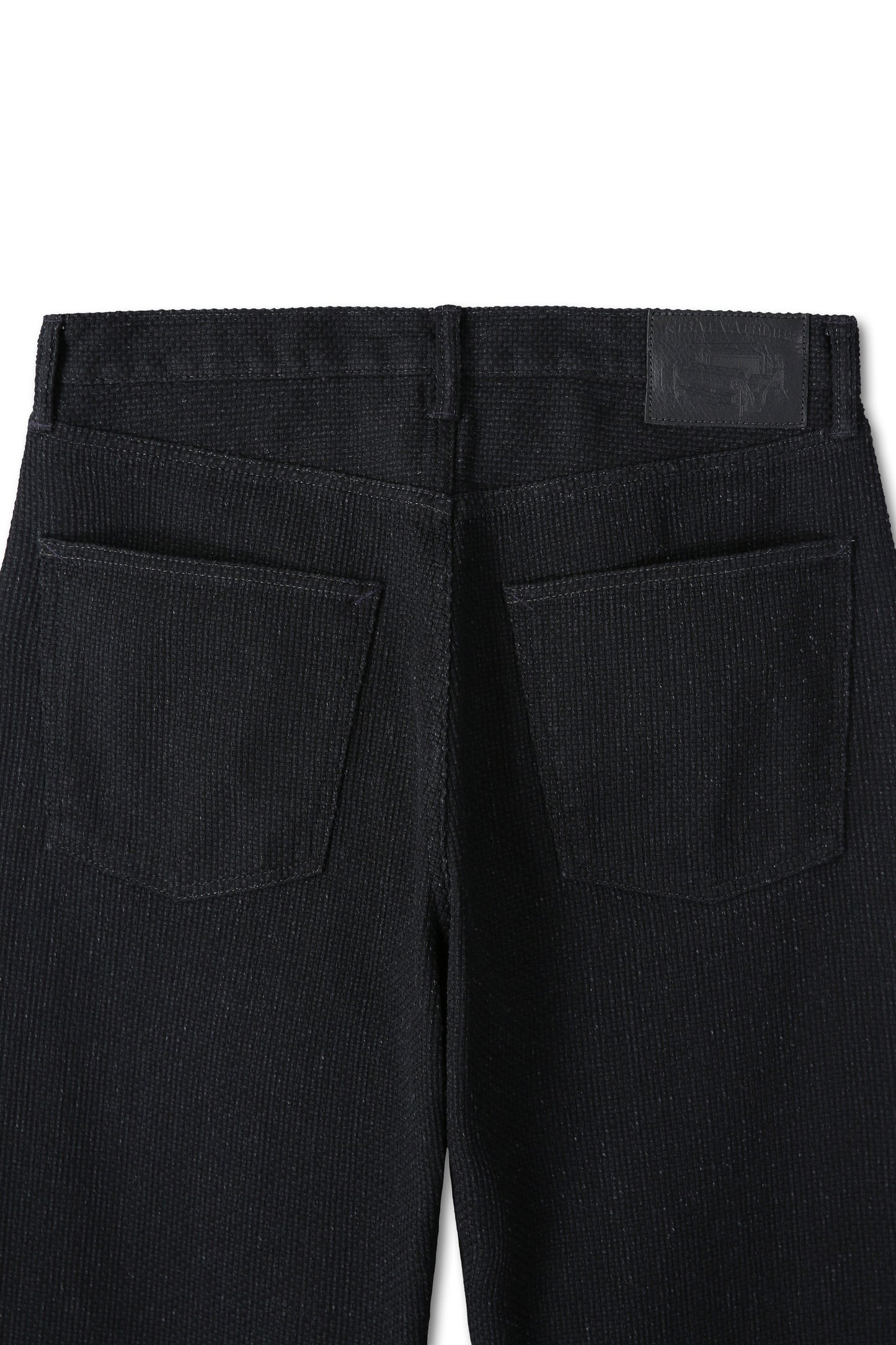 Sashiko Pants — Old Black
