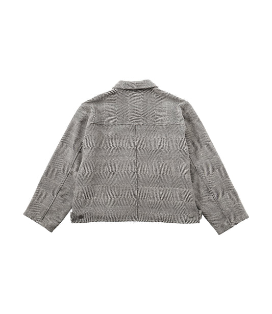 Black Diamond Trucker Jacket - Diamond Weave
