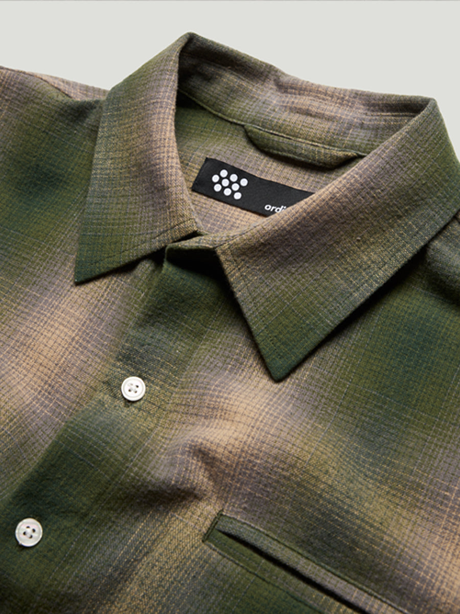 Wagon Flannel - Burst Green