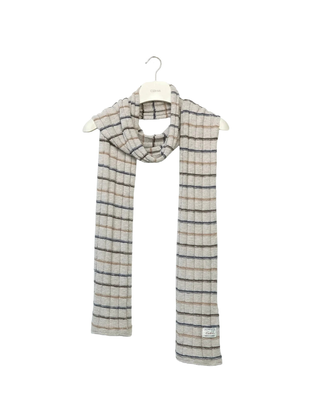 Wesley Heritage Jacquard Scarf — Khaki