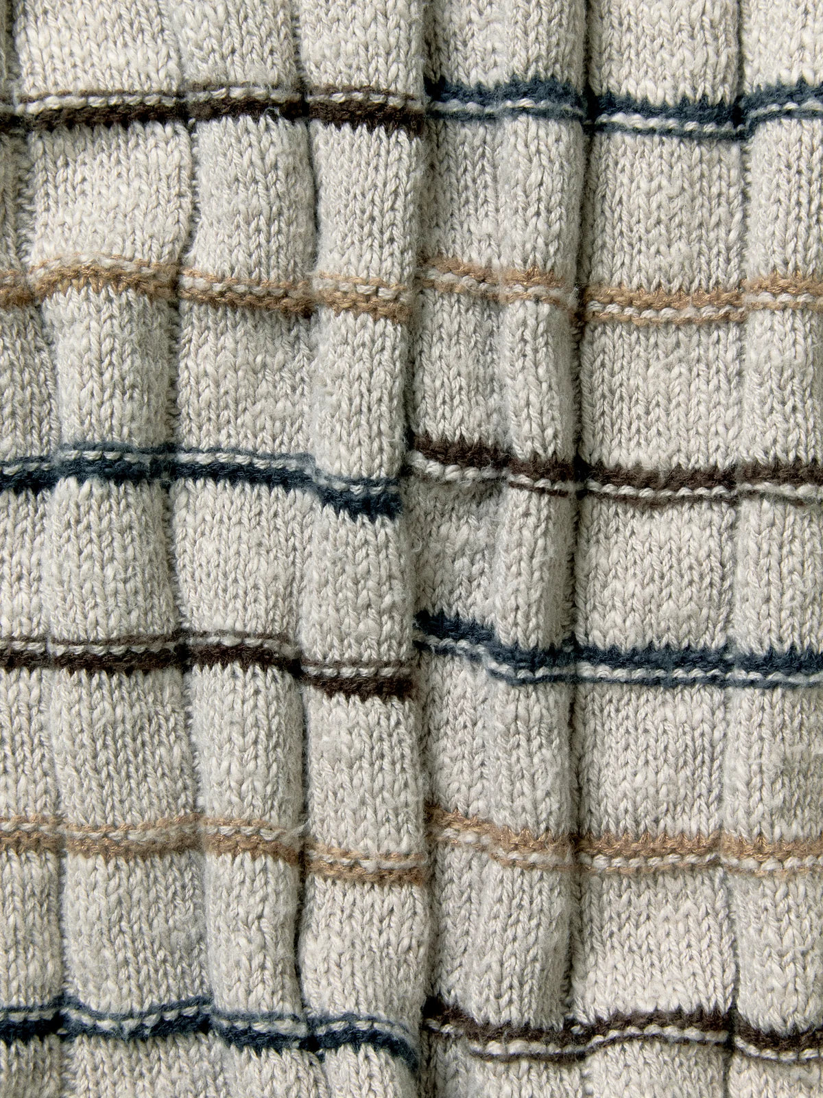 Wesley Heritage Jacquard Scarf — Khaki