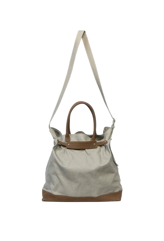Founder’s Canvas Convertible Tote — Stone Greige