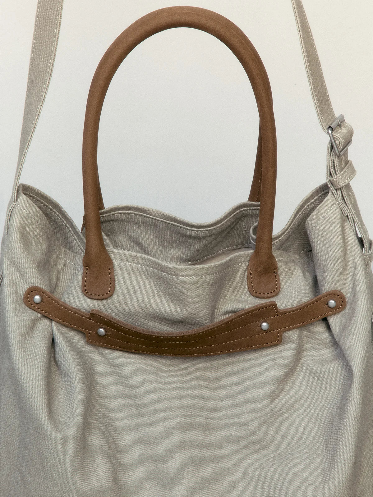 Founder’s Canvas Convertible Tote — Stone Greige