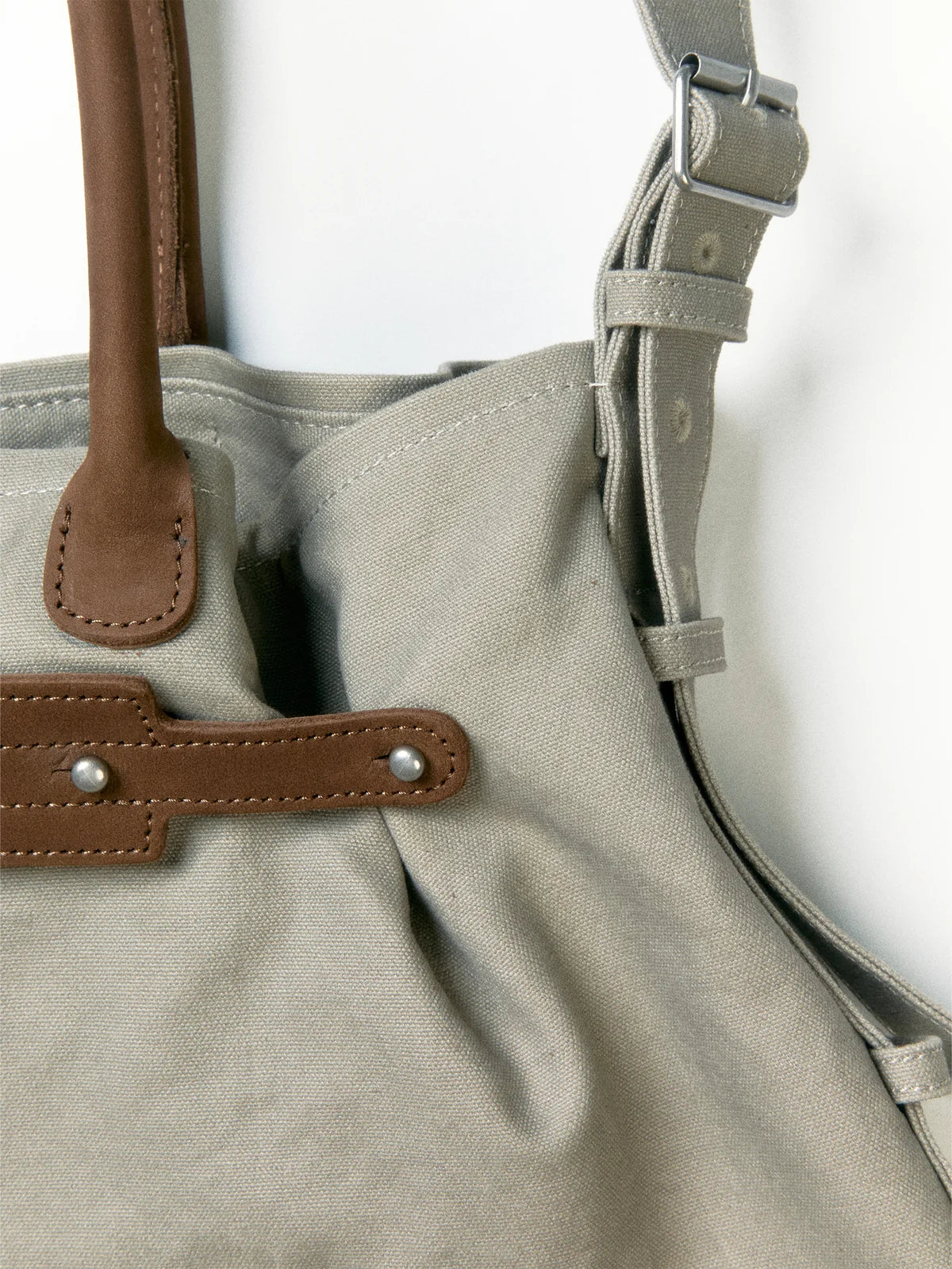 Founder’s Canvas Convertible Tote — Stone Greige