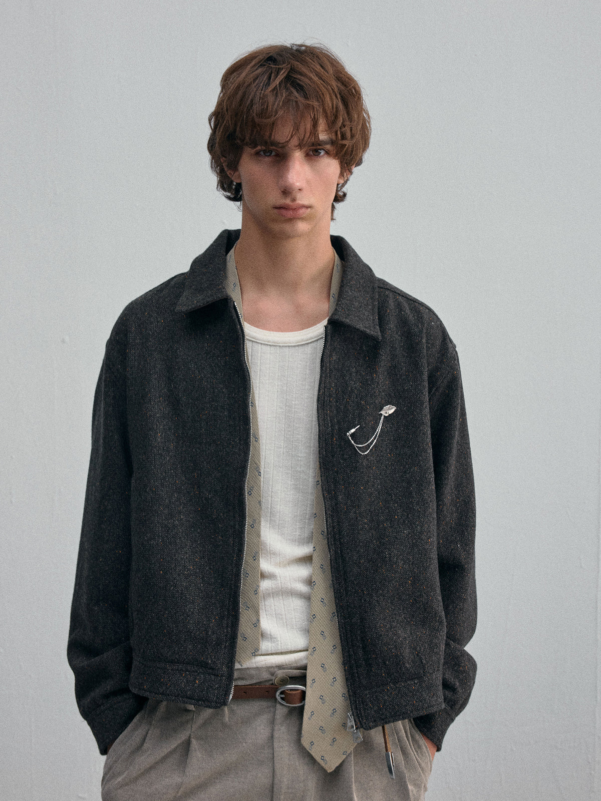 Writer’s Artisanal Aged Jacket — Graphite Gray