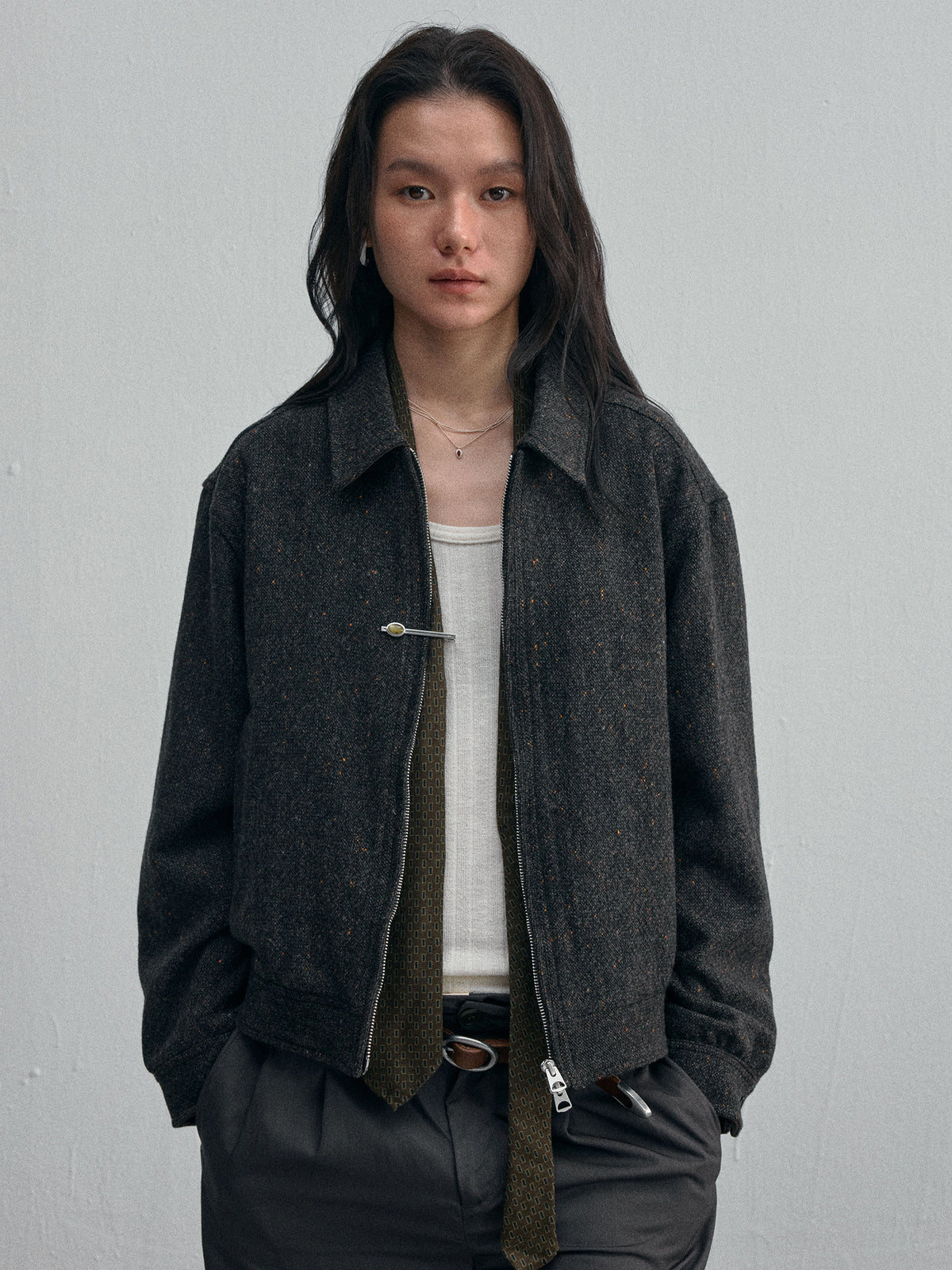 Writer’s Artisanal Aged Jacket — Graphite Gray