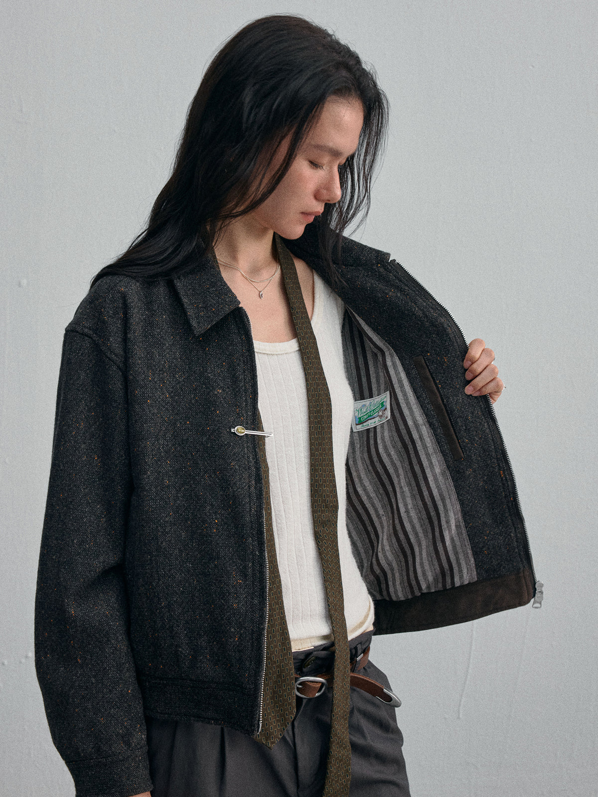 Writer’s Artisanal Aged Jacket — Graphite Gray