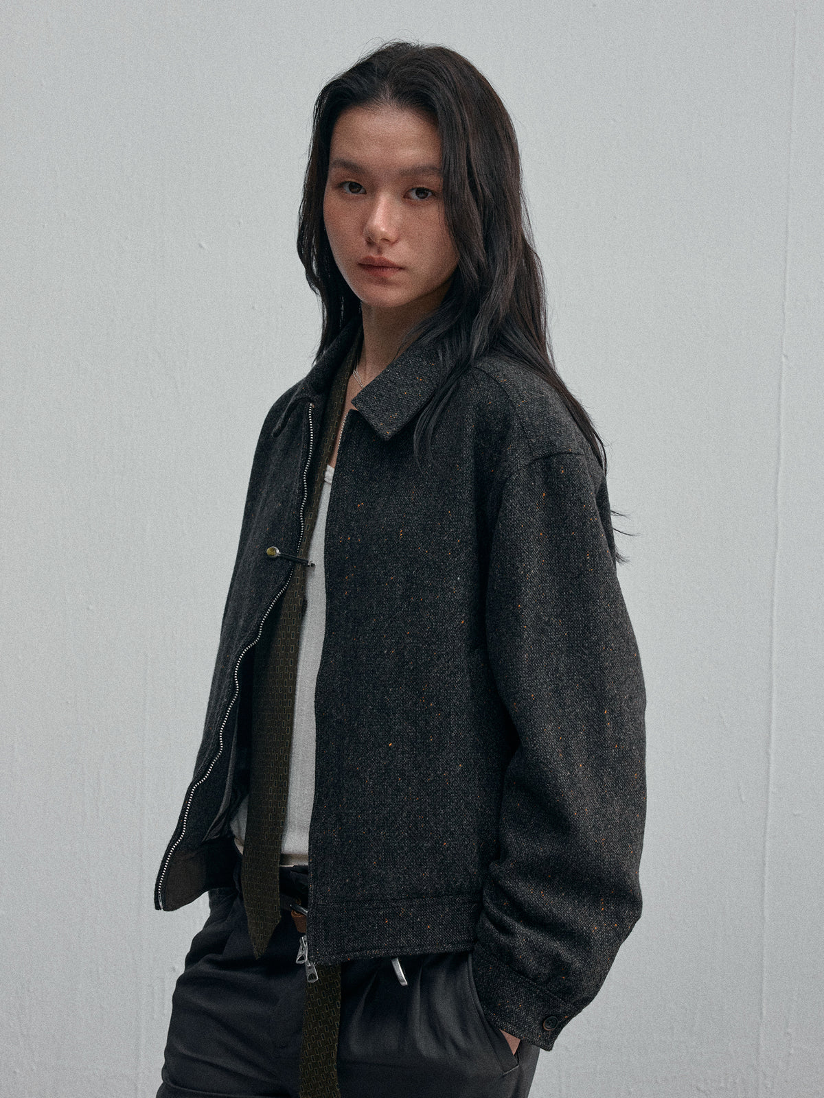 Writer’s Artisanal Aged Jacket — Graphite Gray