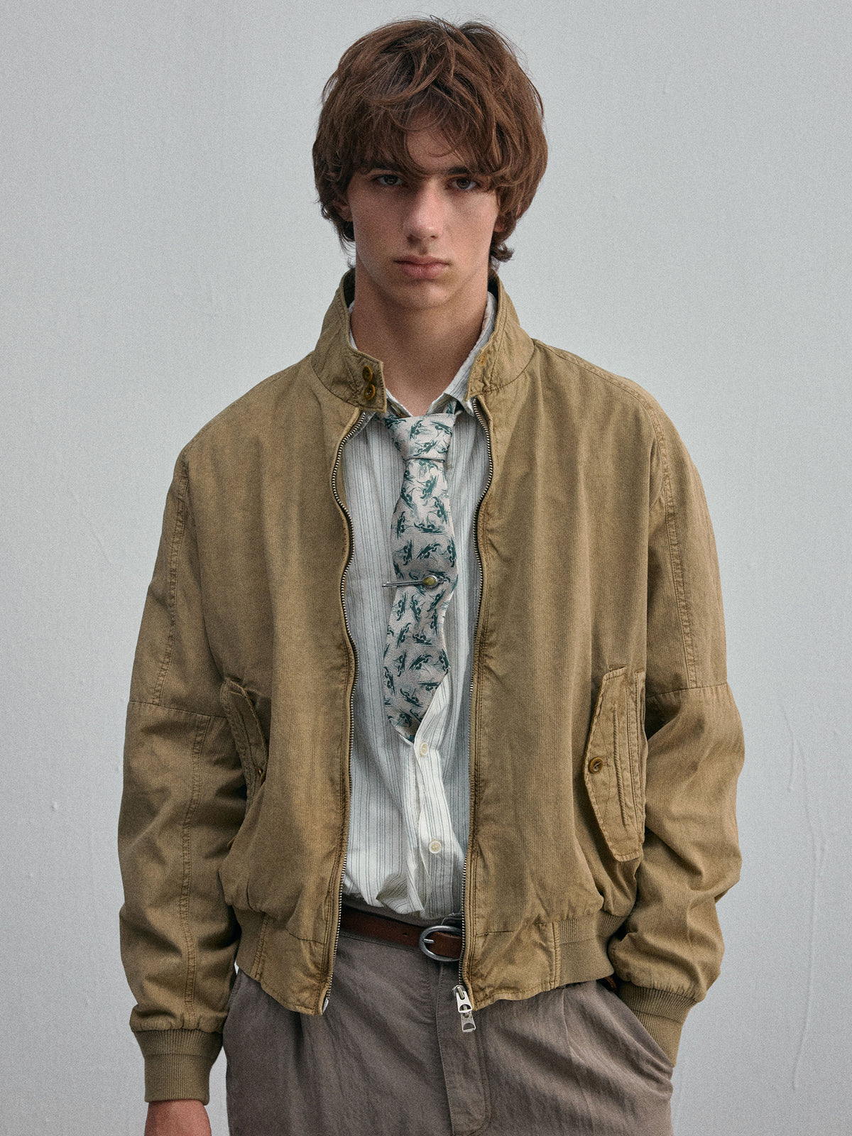 Scarborough Fair Harrington Jacket — Faded Khaki