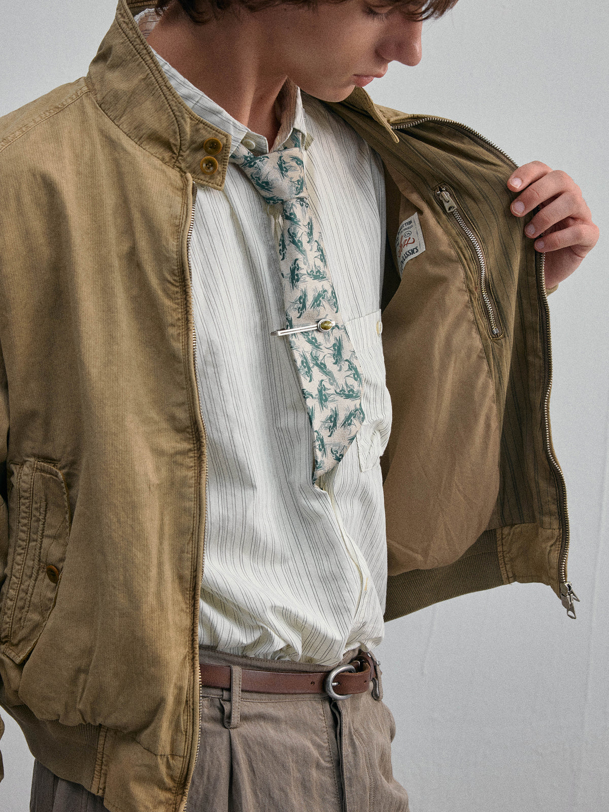 Scarborough Fair Harrington Jacket — Faded Khaki