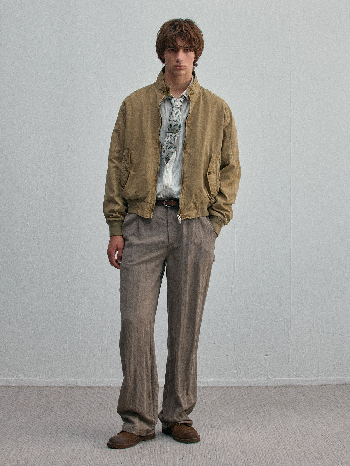 Scarborough Fair Harrington Jacket — Faded Khaki