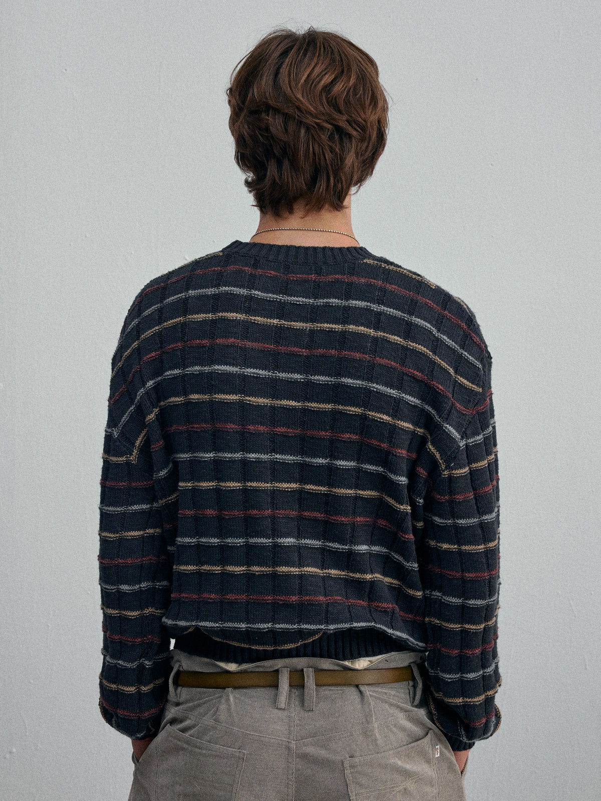 Wesley Heritage Jacquard Pullover — Black