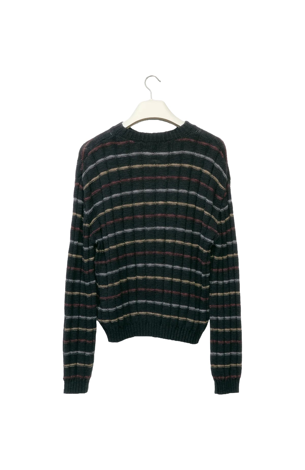 Wesley Heritage Jacquard Pullover — Black