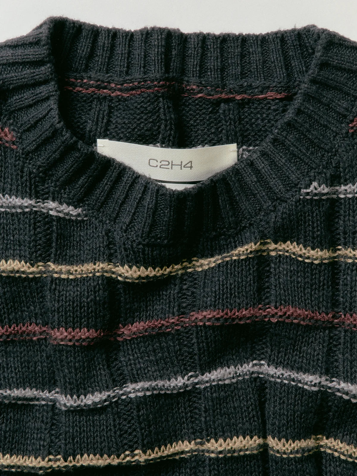 Wesley Heritage Jacquard Pullover — Black