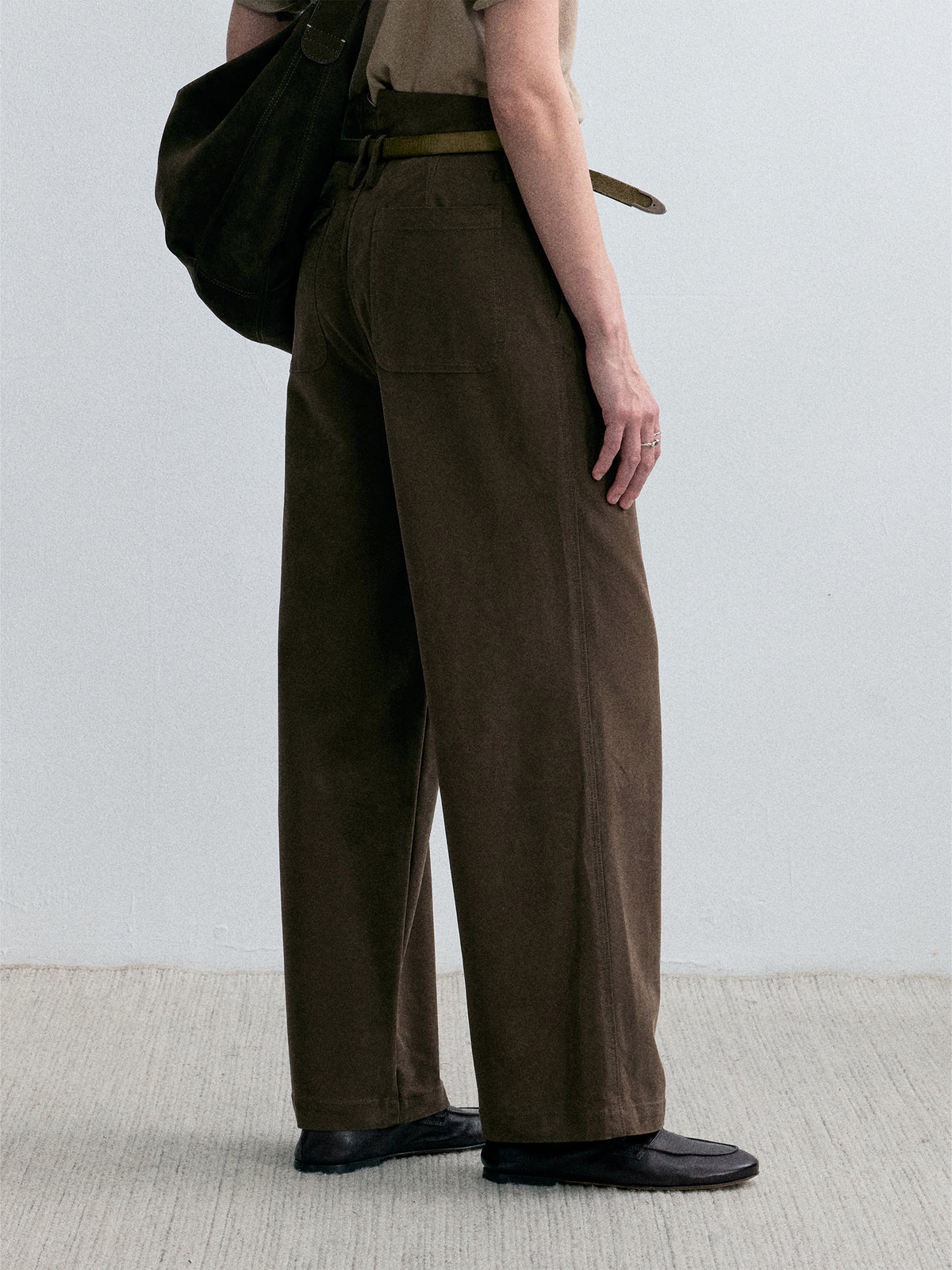 Director’s Utility Casual Pants — Burnt Umber