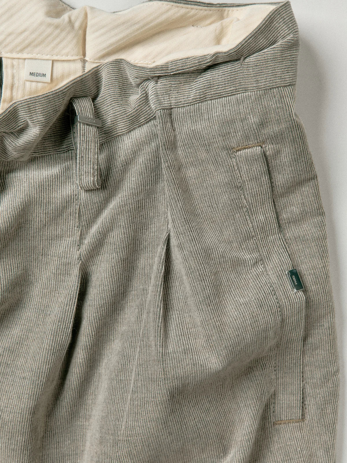 Vrille Tailored Pants — Oat Gray