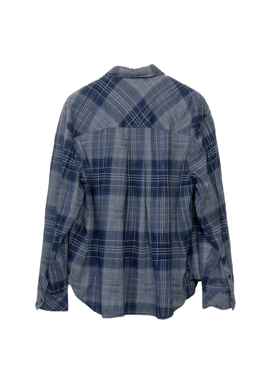 Old Time Wardrobe Wrinkled Shirt — Slate Blue